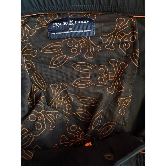 Psycho Bunny Madison Commuter Lightweight Stretch Waist Pant Black Size 34 - Picture 8 of 9